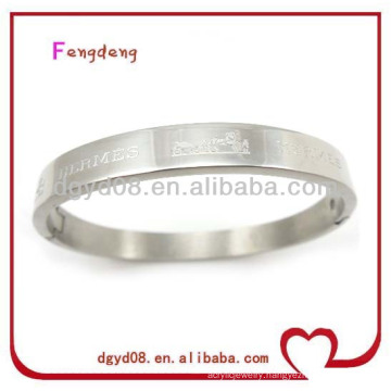 2014 new design popular 316L stainless steel engraved pattern bangle/bracelet